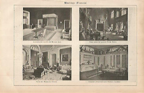 LAMINA ESPASA 11432: Muebles de Francia