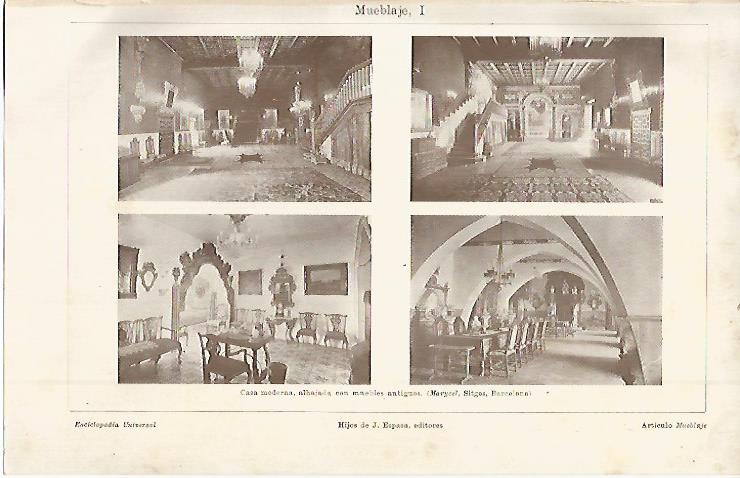 LAMINA ESPASA 11433: Casa Marycel en Sitges Barcelona