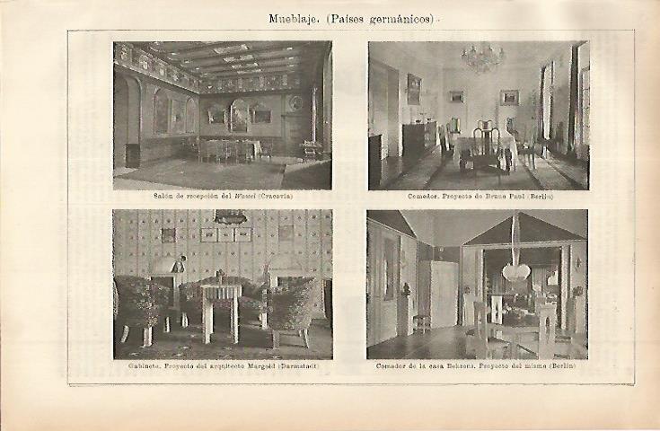LAMINA ESPASA 11437: Muebles germanicos