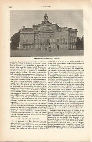 LAMINA ESPASA 11493: Palacio municipal de Aleuzon Francia