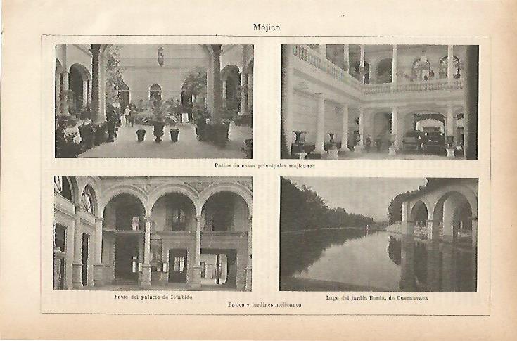LAMINA ESPASA 11565: Patios y jardines mejicanos