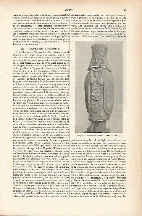 LAMINA ESPASA 11576: Sacerdote azteca