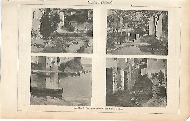 LAMINA ESPASA 11596: Estudios de Cadaques por Eliseo Meifren