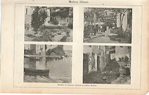 LAMINA ESPASA 11596: Estudios de Cadaques por Eliseo Meifren
