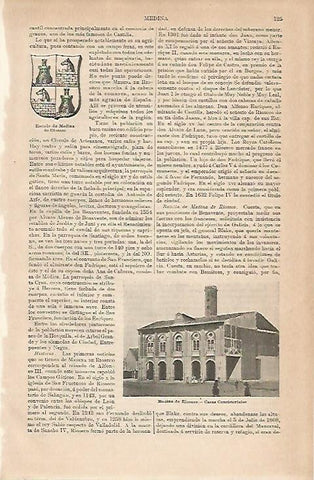LAMINA ESPASA 11613: Ayuntamiento de Medina de Rioseco