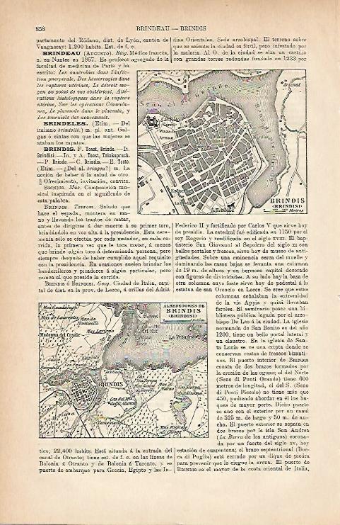 LAMINA ESPASA 11638: Plano de Brindisi