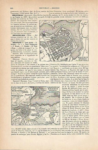 LAMINA ESPASA 11638: Plano de Brindisi