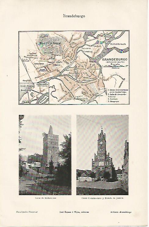 LAMINA ESPASA 11691: Plano de Brandeburgo