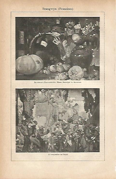LAMINA ESPASA 11692: Obras de F. Brangwyn