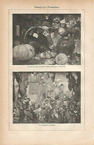 LAMINA ESPASA 11692: Obras de F. Brangwyn