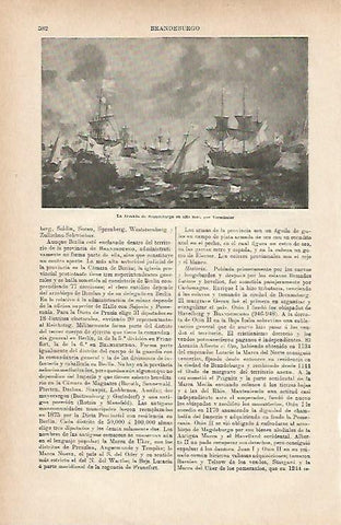 LAMINA ESPASA 11694: La Armada de Brandeburgo por Verschuier