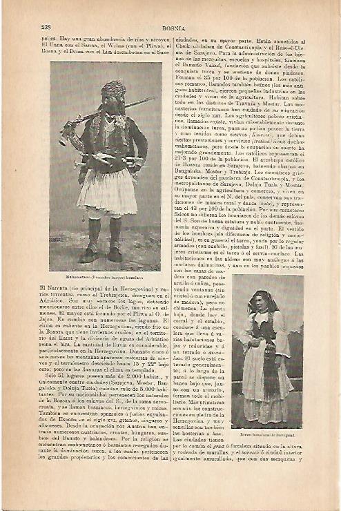 LAMINA ESPASA 11739: Hombre y mujer de Bosnia
