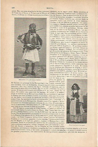LAMINA ESPASA 11739: Hombre y mujer de Bosnia