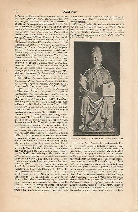 LAMINA ESPASA 11784: Bonifacio IX