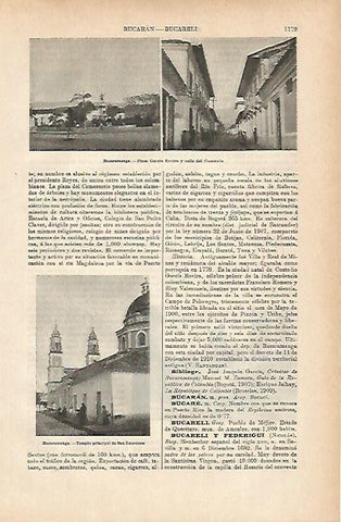 LAMINA ESPASA 11833: Plaza Garcia Rovira en Bucaramanga Colombia