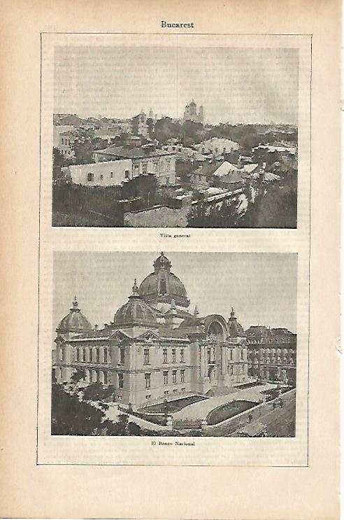 LAMINA ESPASA 11834: Vista general de Bucarest Rumania