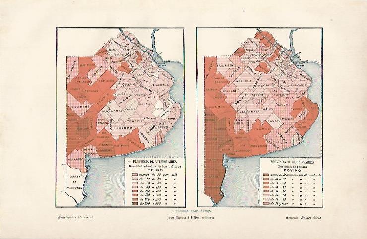LAMINA ESPASA 11857: Mapas de  Buenos Aires