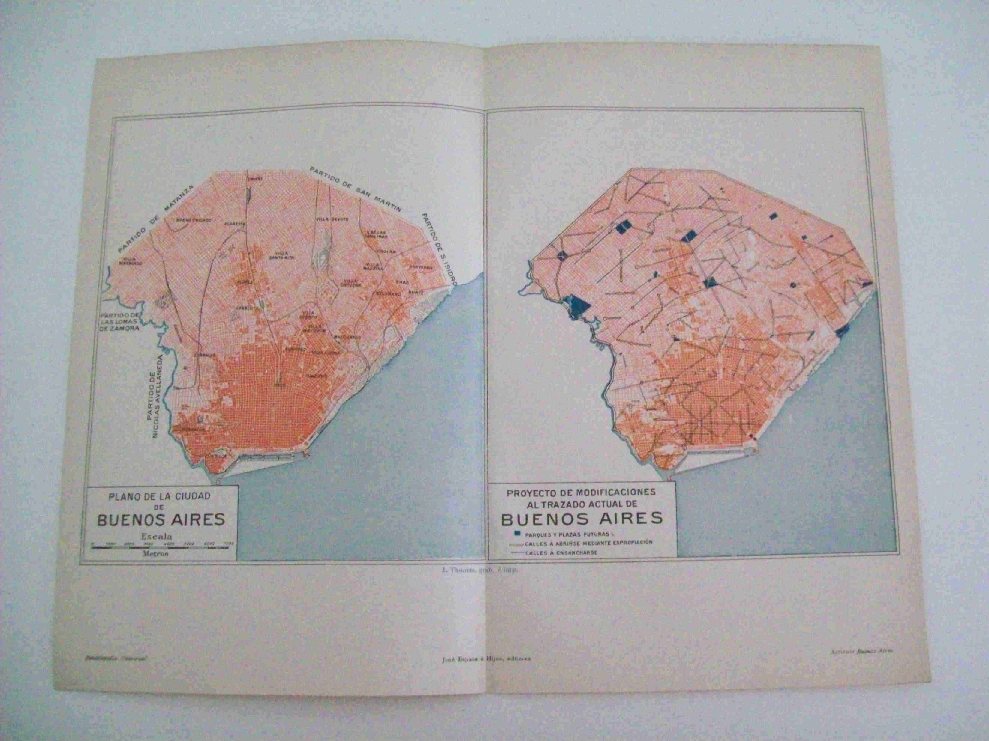 LAMINA ESPASA 11868: Proyectos para Buenos Aires