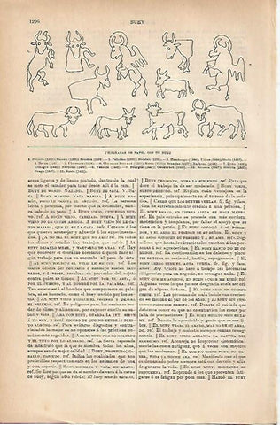 LAMINA ESPASA 11873: Filigranas de papel con un buey