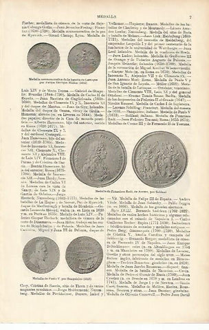 LAMINA ESPASA 11923: Medalla de Francisco Redi