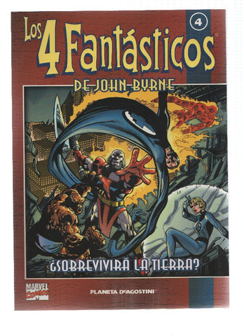 Los 4 Fantasticos de John Byrne coleccionable numero 04: Sobrevivira la tierra