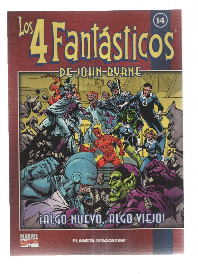 Los 4 Fantasticos de John Byrne coleccionable numero 14: algo nuevo,,,,algo viejo