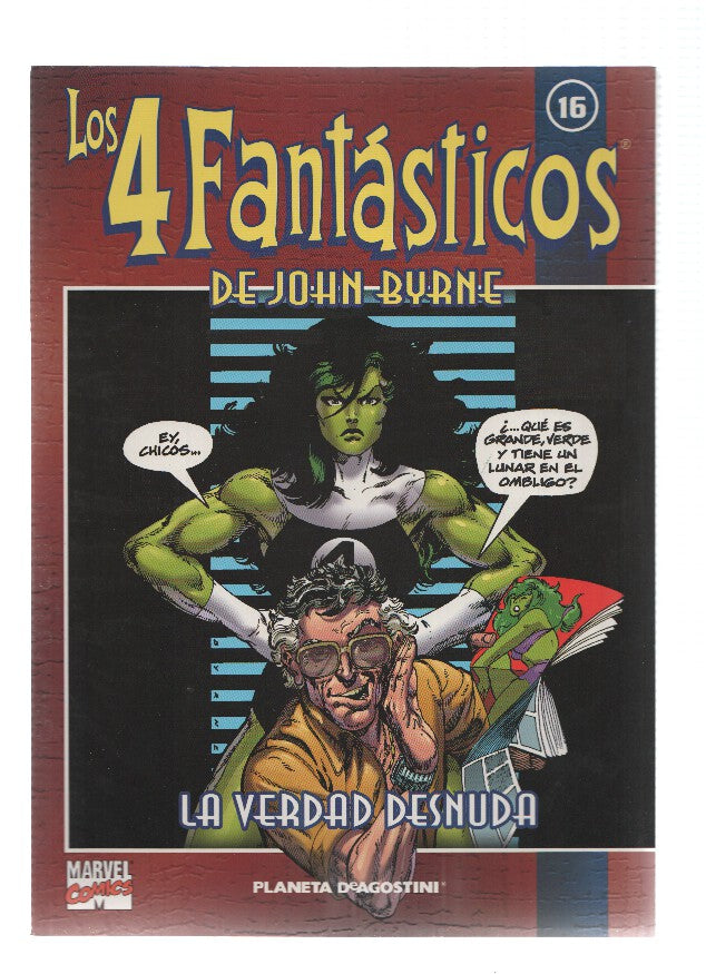 Los 4 Fantasticos de John Byrne coleccionable numero 16: La verdad desnuda