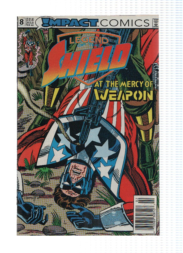 LEGEND OF THE SHIELD, Volume 1 Numero 08: God and Country (Impact Comics) 