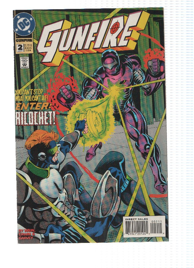 GUNFIRE, Volume 1 Numero 02: On the Rebound (DC Comics) 