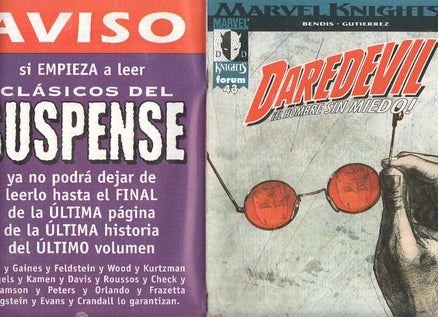 Marvel Knights: Daredevil el hombre sin miedo numero 43: El juicio del siglo