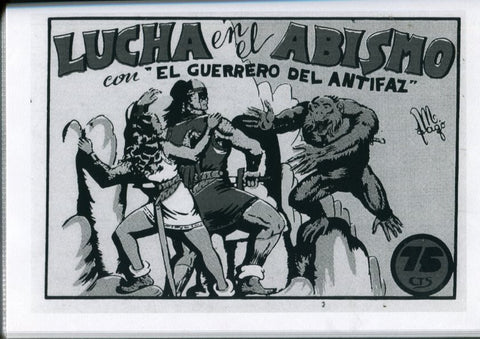 Edicion artesanal: El Guerrero del Antifaz numero 17: Lucha en el abismo