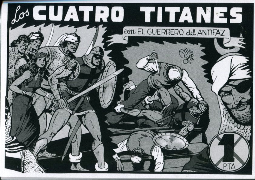 Edicion artesanal: El Guerrero del Antifaz numero 31: Los cuatro titanes