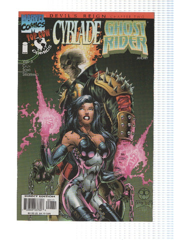 DEVIL,S REIGN, Volume 1, Numero 02: CYBLADE / GHOST RIDER (Top Cow) 