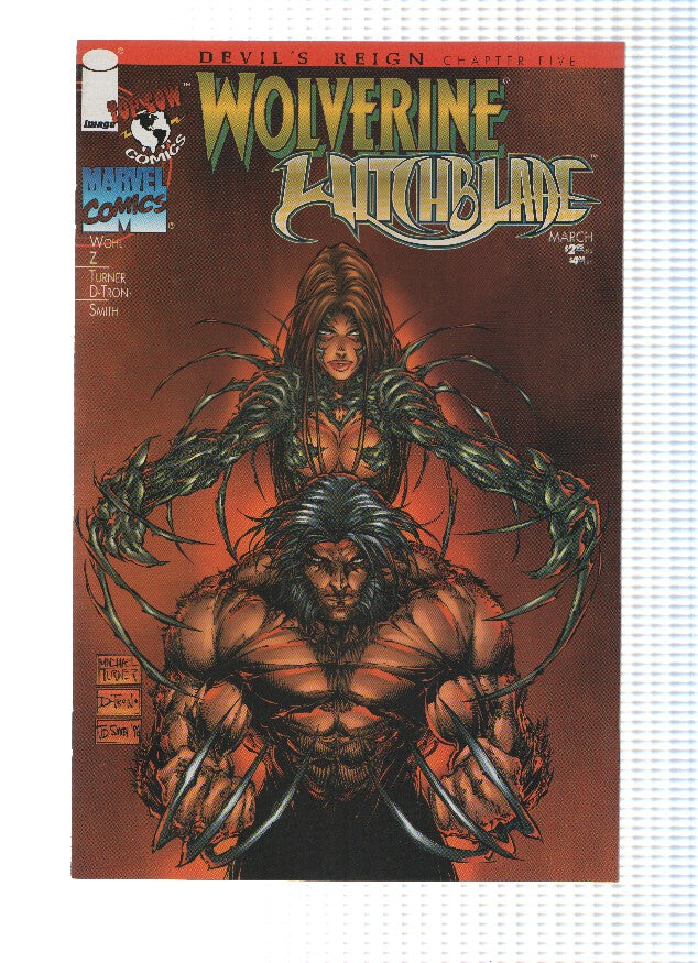 DEVIL,S REIGN, Volume 1, Numero 05: WOLVERINE / WITCHBLADE (Top Cow) 