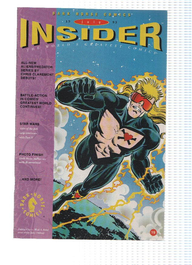 Revista: INSIDER (Dark Horse Comics), Volume 02: Numero 19