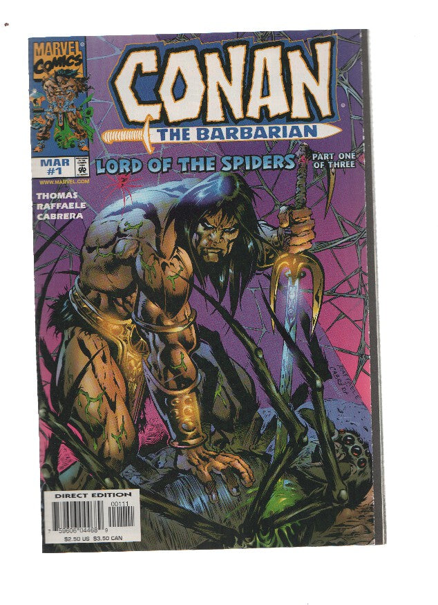 CONAN: LORD OF THE SPIDERS, Mini-Serie: Numero 01 of 03 (Marvel Comics)