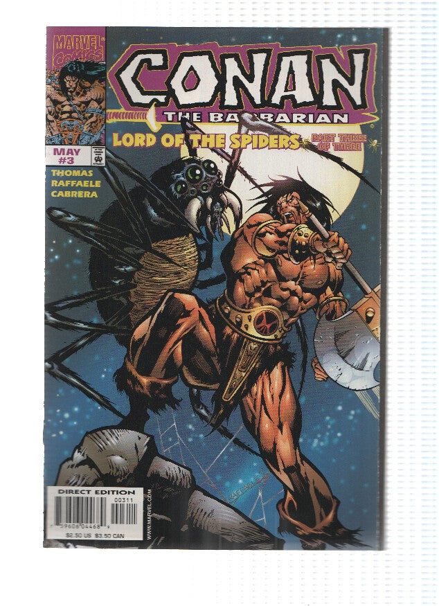 CONAN: LORD OF THE SPIDERS, Mini-Serie: Numero 03 of 03 (Marvel Comics)