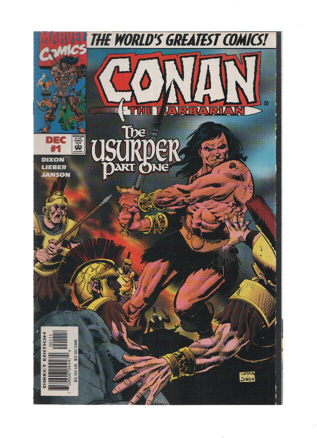 CONAN: THE USURPER, Mini-Serie: Numero 01 of 03 (Marvel Comics)