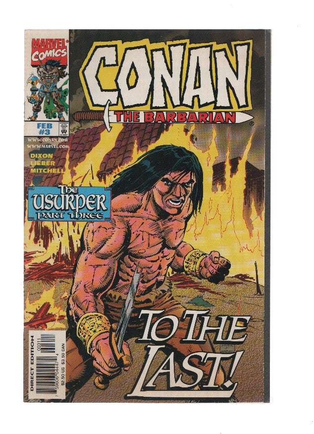 CONAN: THE USURPER, Mini-Serie: Numero 03 of 03 (Marvel Comics)