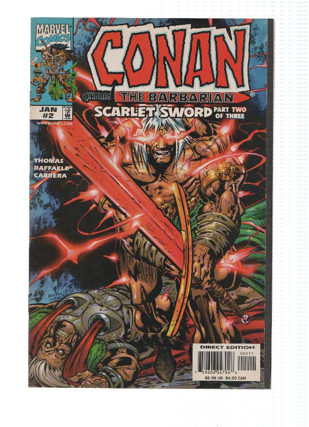 CONAN: SCARLET SWORD, Volume 1, Numero 02: A Curse in Crimson (Marvel)