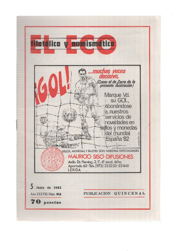El Eco Filatelico y Numismatico numero 0814: El mejor y el peor sello del año