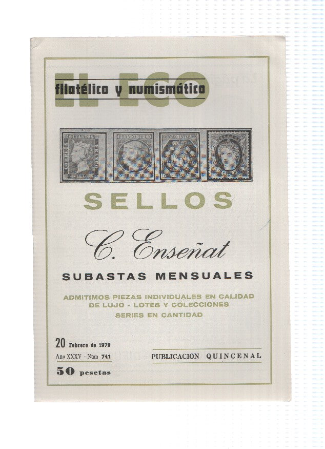 El Eco Filatelico y Numismatico numero 0741: Andorra: Una desafortunada decision