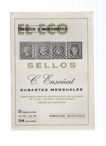 El Eco Filatelico y Numismatico numero 0741: Andorra: Una desafortunada decision