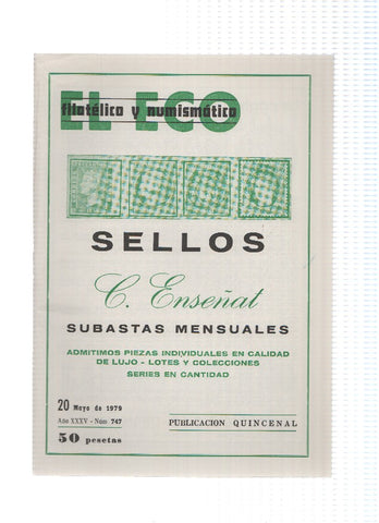 El Eco Filatelico y Numismatico numero 0747: Exposicion EXFIHISBRI