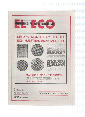 El Eco Filatelico y Numismatico numero 0748: La importancia de la figura femenina en los sellos Franceses