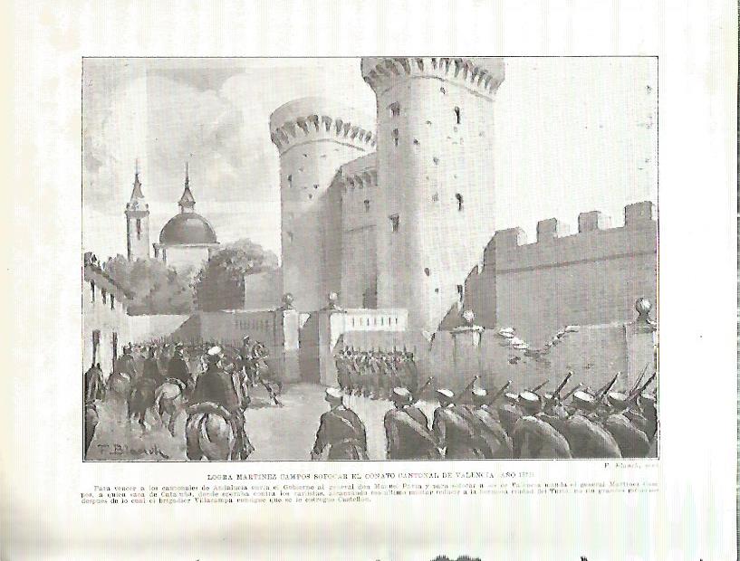 LAMINA 4227: Martinez Campos sofoca el conato cantonal de Valencia 1873