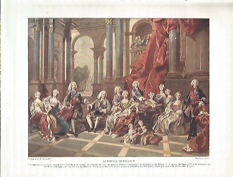LAMINA 4276: La familia de Felipe V