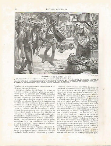 LAMINA 4301: Insurreccion en Napoles en 1647