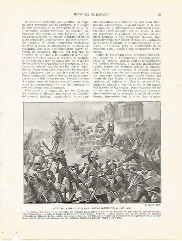 LAMINA 4307: Sitio de Badajoz por las tropas de Portugal en 1658