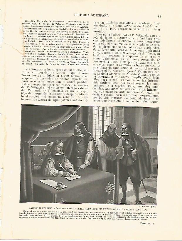 LAMINA 4317: Carlos ii escribe a Juan de Austria para que se presente en la Corte en 1675